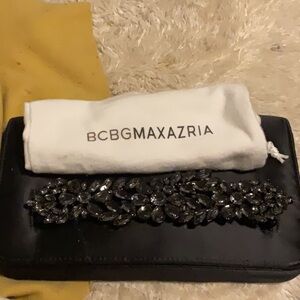 BCBGMAXAZRIA Black Clutch Bag